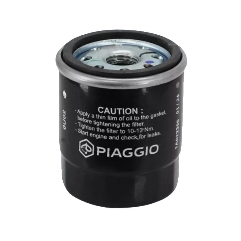 Piaggio 82635R Vespa OEM Oil Filter for Modern Vespa Scooters 150cc-300cc | For All 150-300cc Vespa GT GTS GTV HPE Super Sei Giorni ABS HPE | OEM# 1A022356 483727 Part# 82635R - Image 1